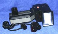 Sunpak Auto 622 Pro-System Flash with Zoom head and MX-1AF Sunpak Auto-flash for Minolta