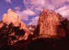 Zion's Canyon, Court of Patriarchs Sunrise 7 (52537 bytes)